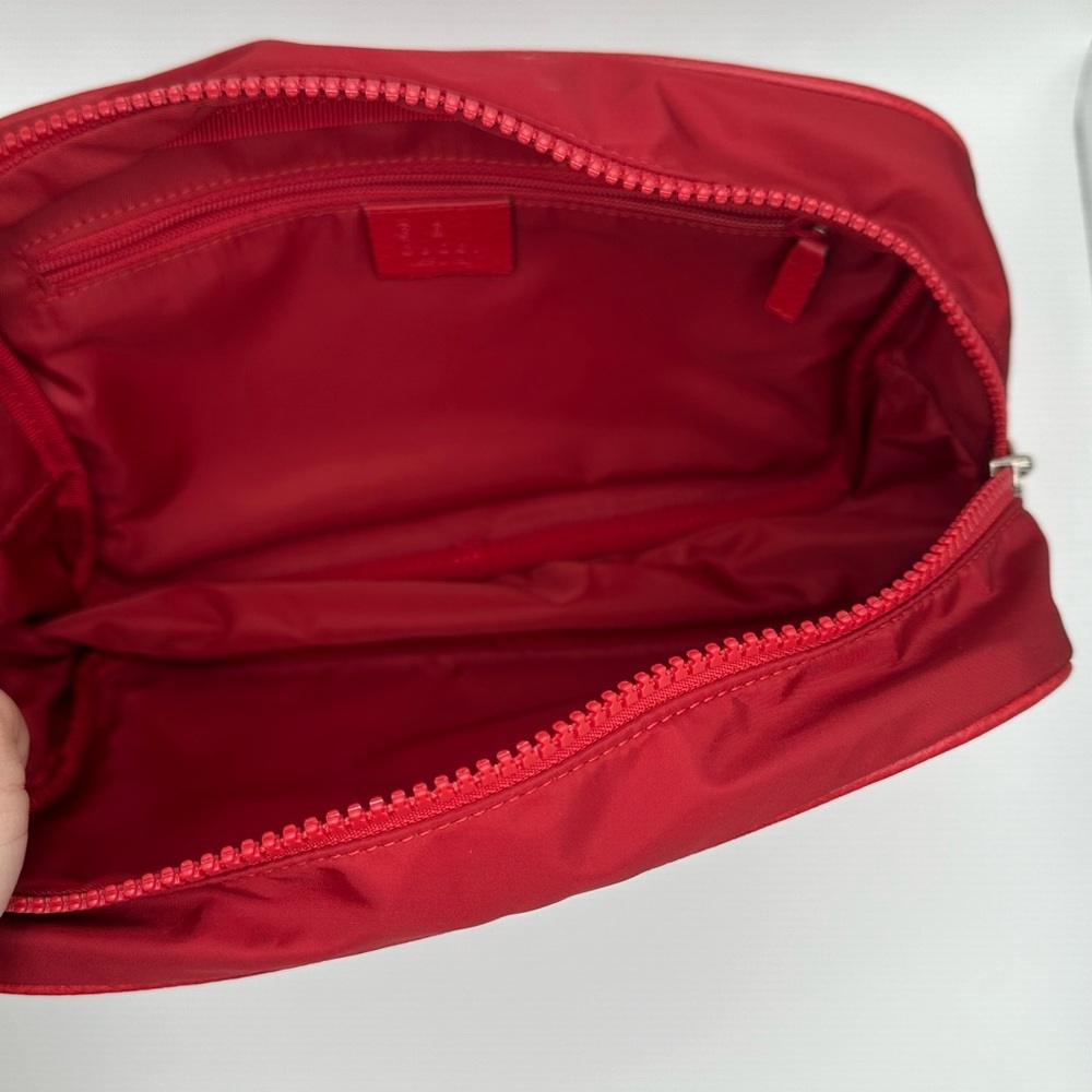 Gucci Red Nylon Cosmetic Bag - Picture 8 of 8